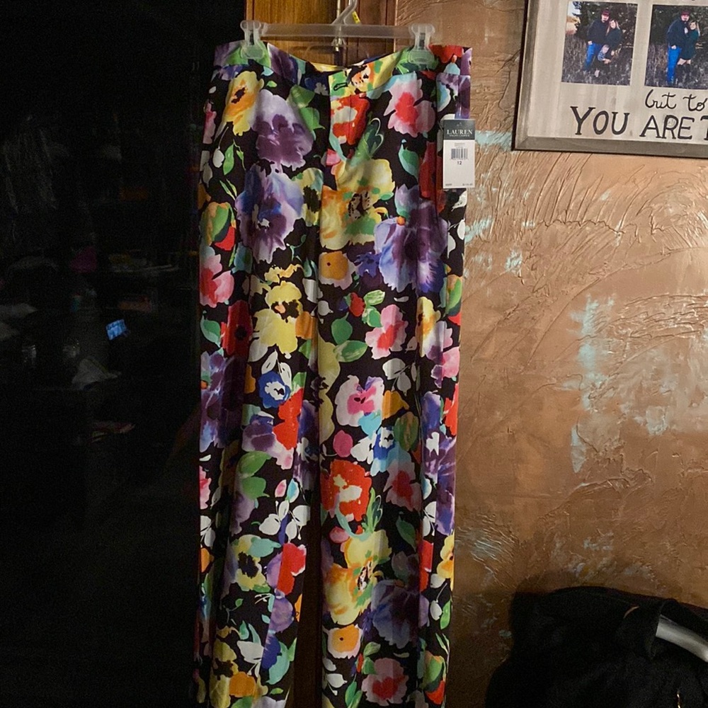 Woman’s floral pants